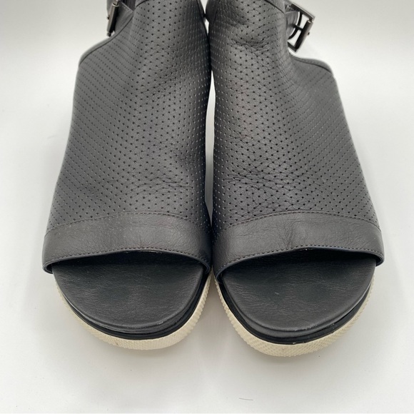 EILEEN FISHER Sport Platform Sandal Sz 7 Charcoal Gray - Picture 11 of 14